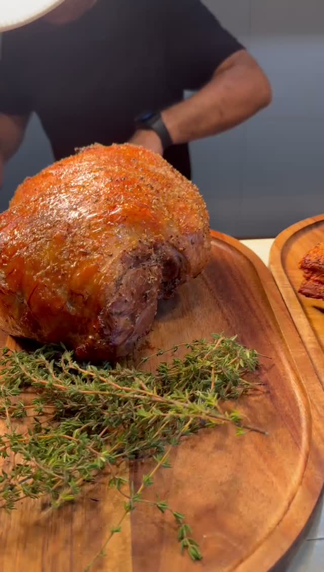 Roast meat close-up